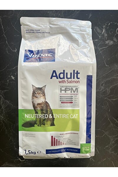 Virbac OTHER VİRBAC NATURED & ENTIRE SOMONLU KEDİ MAMASI 3 KG.