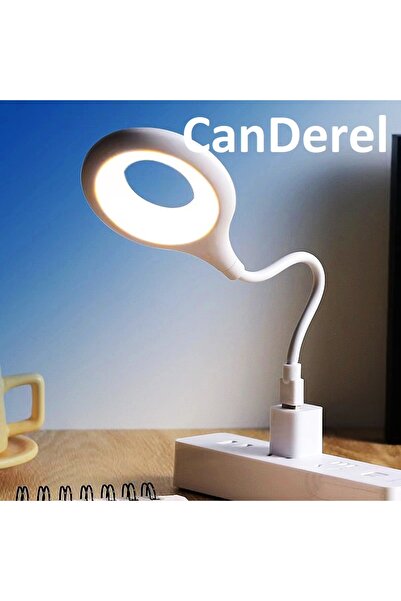 Canderel Usb 24 Led Çalışma Okuma Işığı Masa Lambası Esnek Masa Lambası kitap...