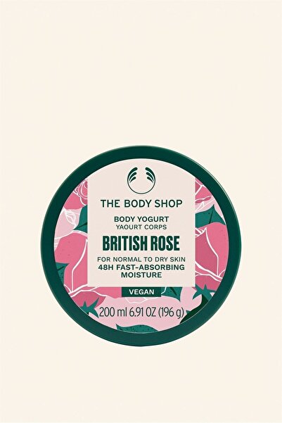 THE BODY SHOP British Rose Body Yogurt 15 Saniyede Emilen Vücut Nemlendiricis...