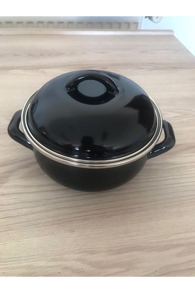 ENZELO Enamel Pot No 14 Black
