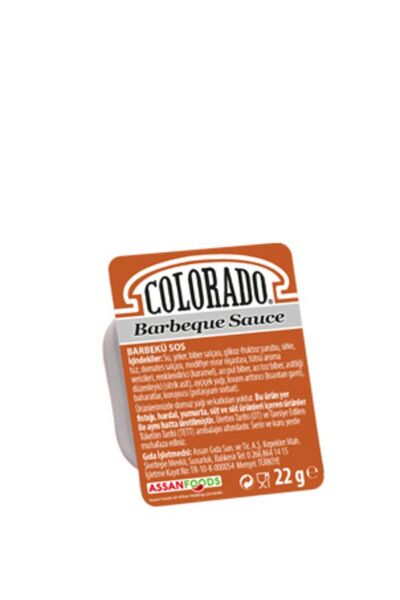 Colorado Bbq Sauce Küvet 20gr×120
