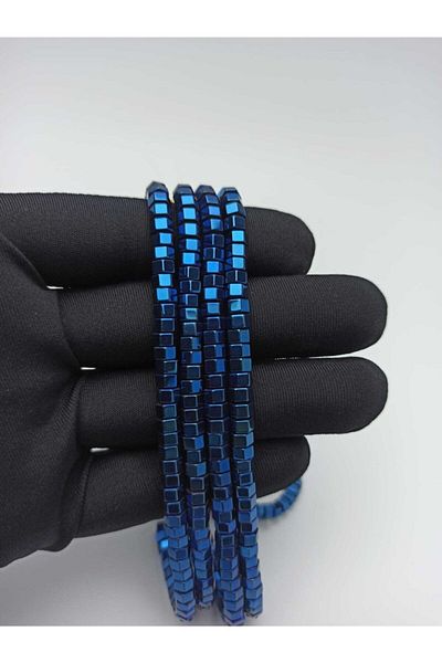 Yüksel Boncuk 6x3 mm Παξιμάδι Αιματίτης Σειρά Φυσική Πέτρα