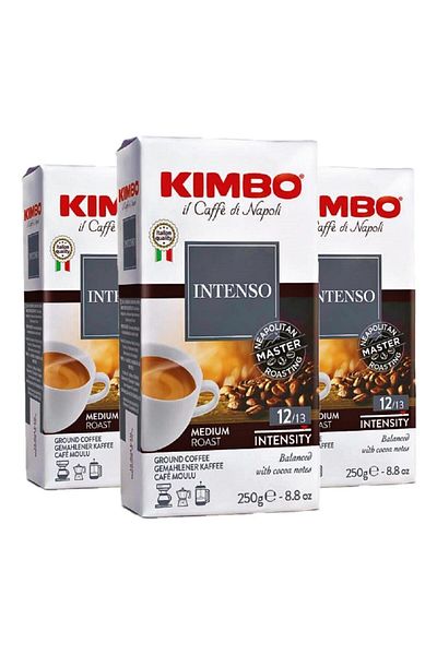 Kimbo Intenso Filter Coffee - 250 Gr (Set of 3)