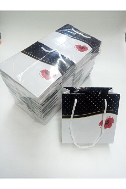 BURAKKUTU Karton Çanta 11x11cm Paket 50 Li Adettir
