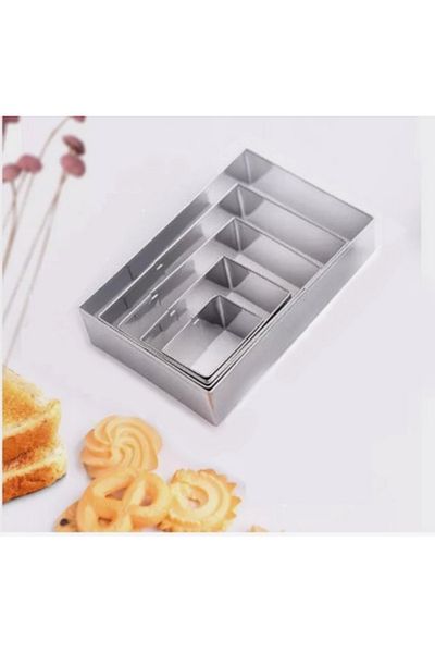 Nar kalıp 5-Piece Narkalıp Rectangular Cookie Set