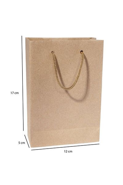 roco paper Geanta Carton Kraft 12x17 Cm 25 Bucuri