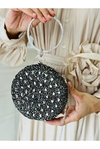 Çanta Trend Geantă de rochie de seară cu detaliu de piatră de cristal și cure...