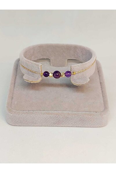 Yasamtohumu Браслет з дизайном з аметистовим каменем - 52122