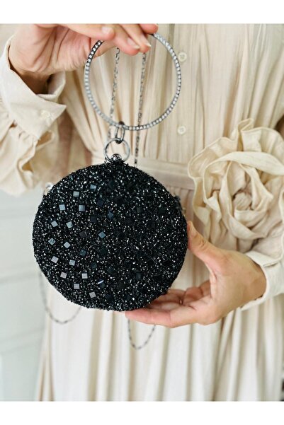 Çanta Trend Вечерна чанта с кристали и овална верижка - незаменима за сватби ...