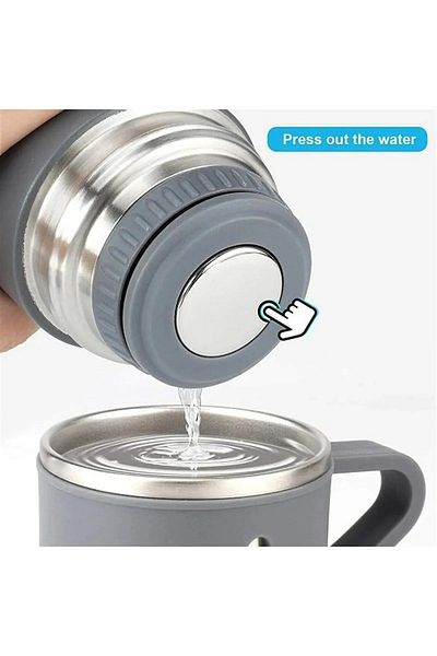 YMV Stainless Steel Professional Camping Thermos Set Stainless Thermos with Box Gift Cup and Cup