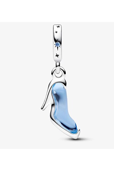 POSEİDONS JEWELLERY Disney Kül Kedisi Sinderella’nın Cam Ayakkabısı Sallantılı Charm