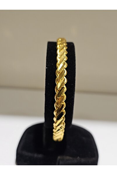 imitasyon dünyası 22AYAR Altın Kaplama Adana Burması Bilezik 1 Adet