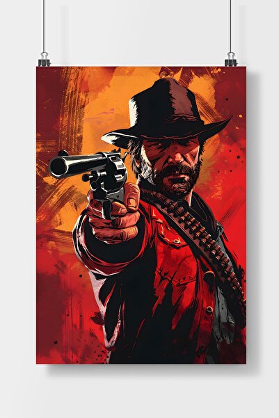 Luna Marissa RDR2 Poster Çerçevesiz Duvar Posteri