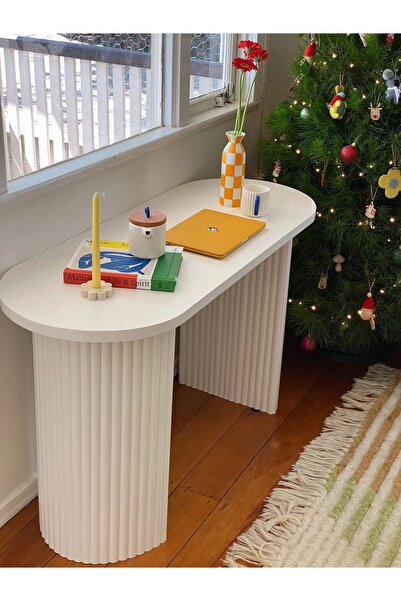 BÜYÜK İNCİ Oval Şekilli Ahşap Masa