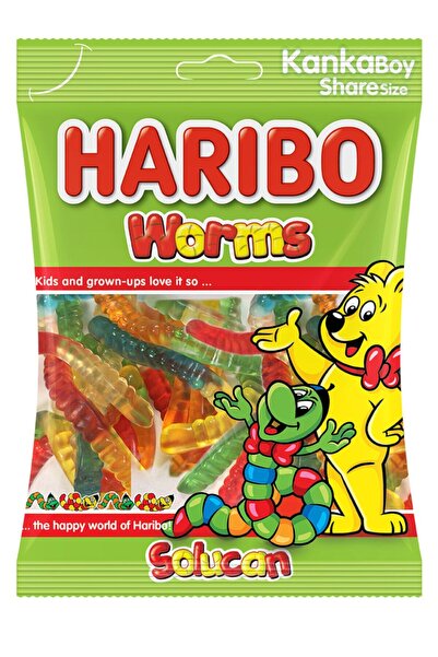 Haribo ديدان 80 جرام * 24 قطعة