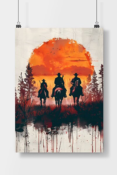Luna Marissa RDR2 Poster Çerçevesiz Duvar Posteri