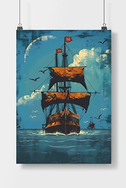 Luna Marissa Αφίσα πειρατικού πλοίου χωρίς πλαίσιο τοίχου