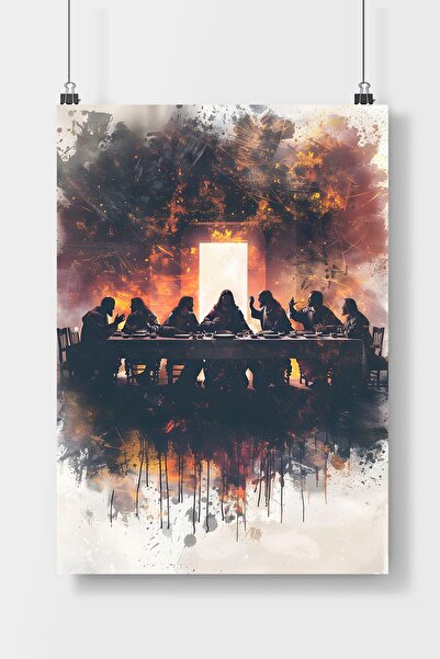 Luna Marissa Τελευταία αφίσα για δείπνο - Μέσα από τον τοίχο χωρίς πλαίσιο