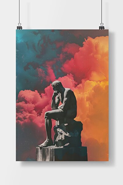 Luna Marissa Αφίσα "Ο άνθρωπος που σκέφτεται" Αφίσα τοίχου χωρίς πλαίσιο