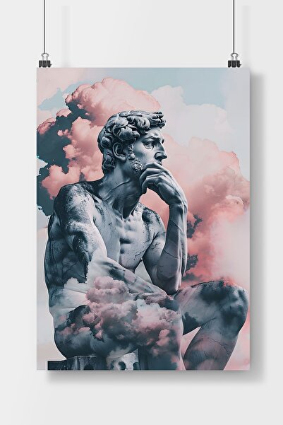 Luna Marissa Αφίσα "Ο άνθρωπος που σκέφτεται" Αφίσα τοίχου χωρίς πλαίσιο