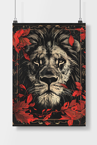 Luna Marissa Αφίσα με λιοντάρι χωρίς πλαίσιο τοίχου