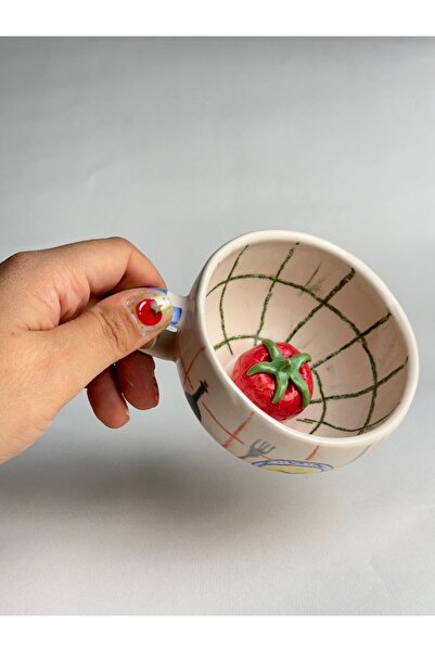 Home El Yapımı Seramik Italy Vibe Fincan