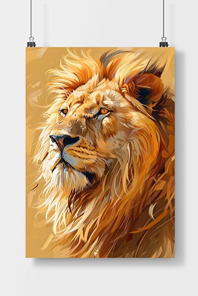 Luna Marissa Αφίσα με λιοντάρι χωρίς πλαίσιο τοίχου