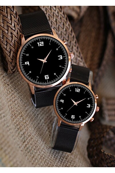 STONY Çift Saatleri Çift Saatleri Sevgili Kol Saatleri Siyah Sade Şık En Sevi...