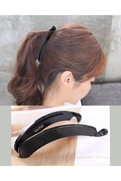 GÜLPEŞE Přezka s černým banánem Drdolová přezka