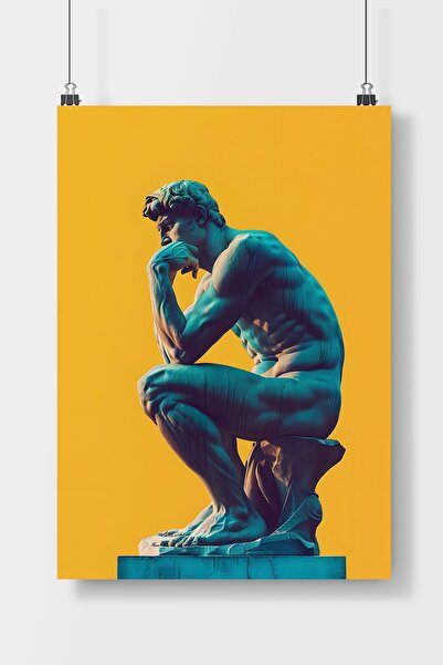 Luna Marissa Αφίσα "Ο άνθρωπος που σκέφτεται" Αφίσα τοίχου χωρίς πλαίσιο