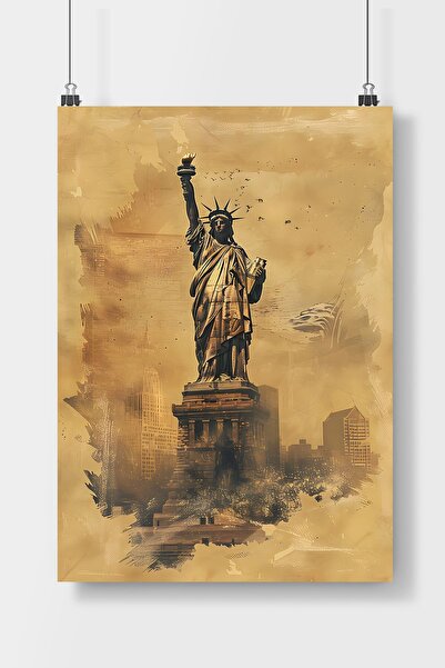 Luna Marissa Αφίσα Άγαλμα της Ελευθερίας Αφίσα τοίχου χωρίς πλαίσιο