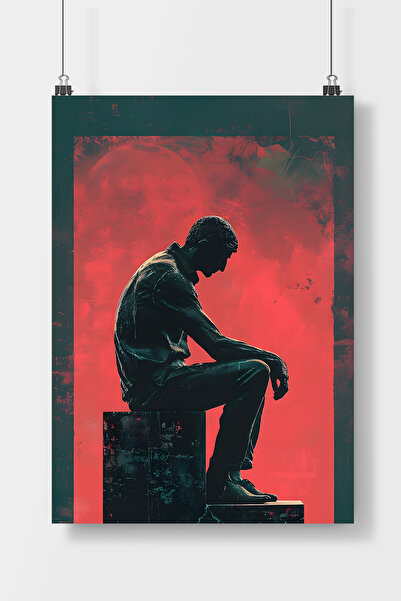 Luna Marissa Αφίσα "Ο άνθρωπος που σκέφτεται" Αφίσα τοίχου χωρίς πλαίσιο