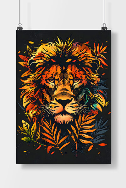 Luna Marissa Αφίσα με λιοντάρι χωρίς πλαίσιο τοίχου