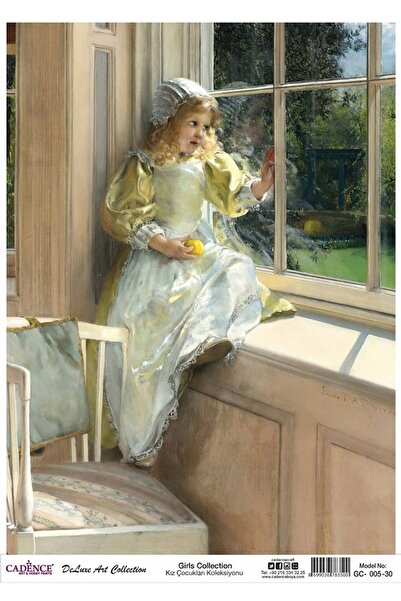 Cadence Gc 05 Kız Çocukları Koleksiyonu Pirinç Dekopaj 30x42