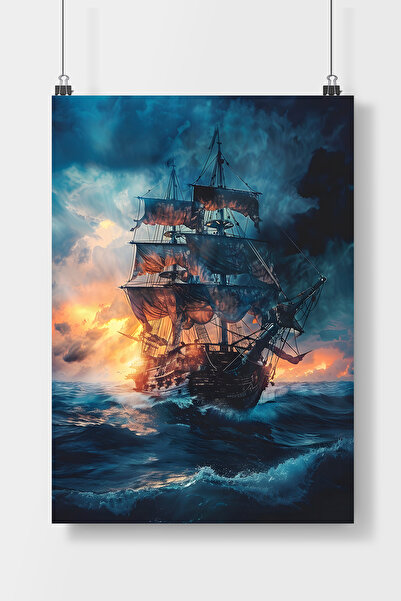 Luna Marissa Αφίσα πειρατικού πλοίου χωρίς πλαίσιο τοίχου