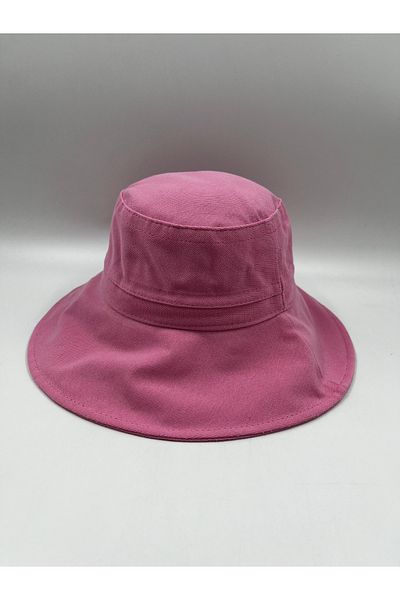 FELLMENS Wide Bucket Pink Lux Cotton Women's Hat