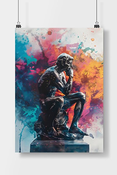 Luna Marissa Αφίσα "Ο άνθρωπος που σκέφτεται" Αφίσα τοίχου χωρίς πλαίσιο