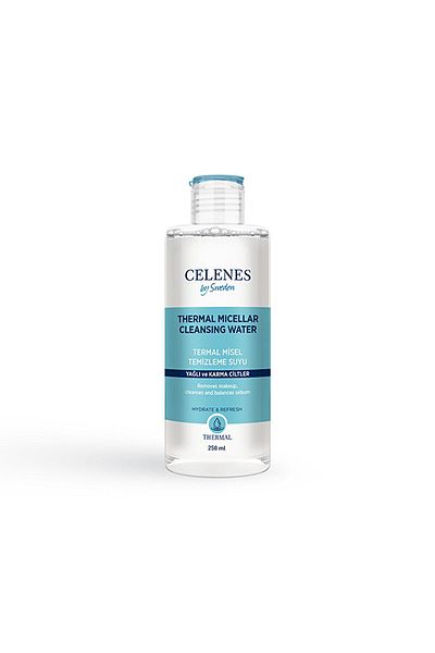 Celenes Vegan Alcohol and Paraben Free 250 ml Micellar Water - For Oily and Combination Skin