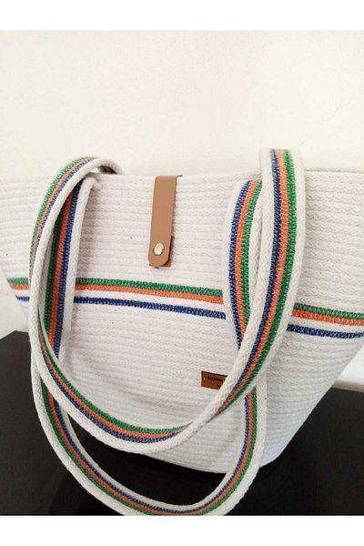 home decors by özlem Straw Bag Beach Bag Shoulder Bag 100% Handmade Handmade Design Style Summer Bag