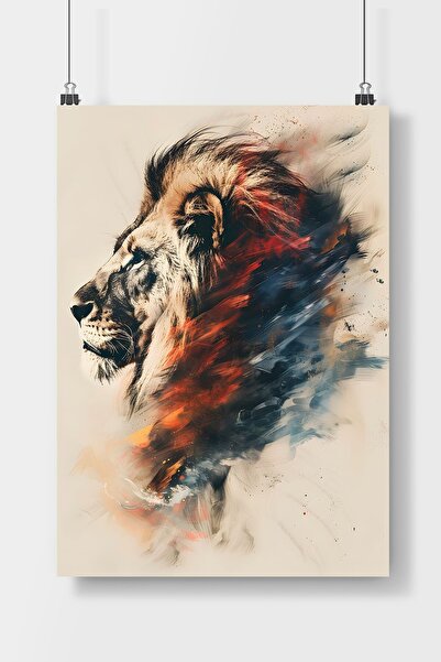 Luna Marissa Αφίσα με λιοντάρι χωρίς πλαίσιο τοίχου
