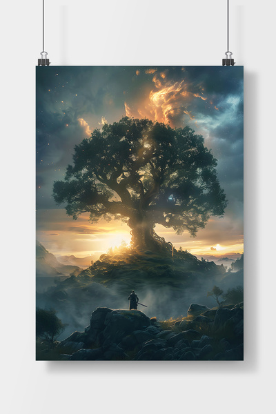 Luna Marissa Elden Ring Poster Çerçevesiz Duvar Posteri