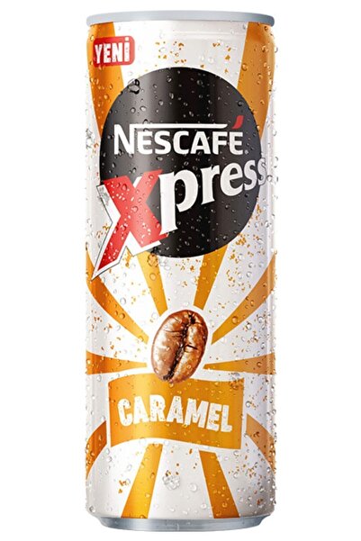 Nescafe Karamel Aromalı Xpress Soğuk Kahve 24x250 ml | Ekonomik Koli