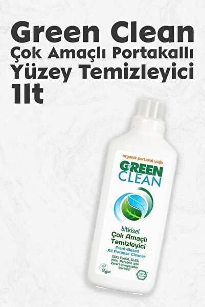 Green Clean Çok Amaçlı Yüzey Temizleyici Portakallı 1 Litre