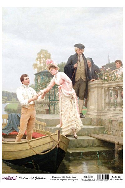 Cadence مجموعة المعيشة في أوروبا - ديكوباج نحاسي 30x42، يد 23