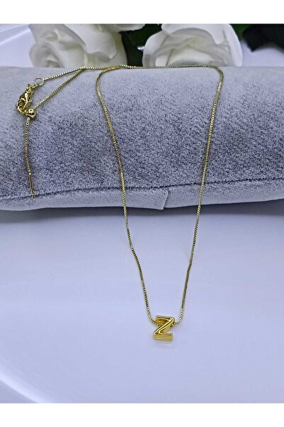 Çelik Z HARFLİ ÇELİK KOLYE KARARMAZ PASLANMAZ