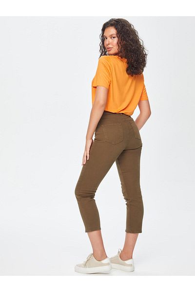 Faik Sönmez Slim Fit Coton Piece Dye Trousers 69048