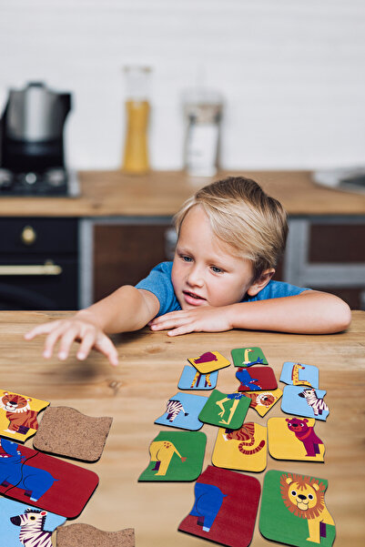 ceodesign مجموعة ألغاز حيوانات الغابة للأطفال للتعلم المبكر