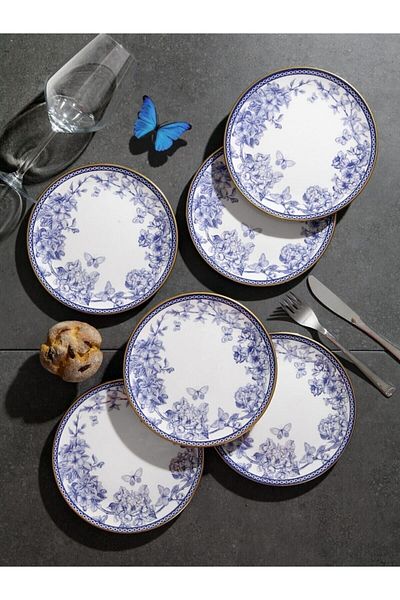 Laviss Ceramic 6 Piece Cake Plate
