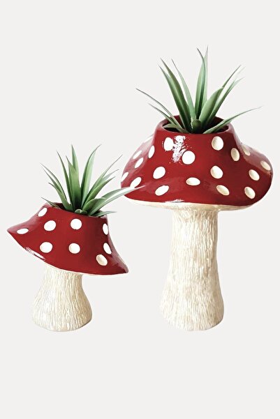 nftart.design 2'li Dekoratif Mantar Saksı