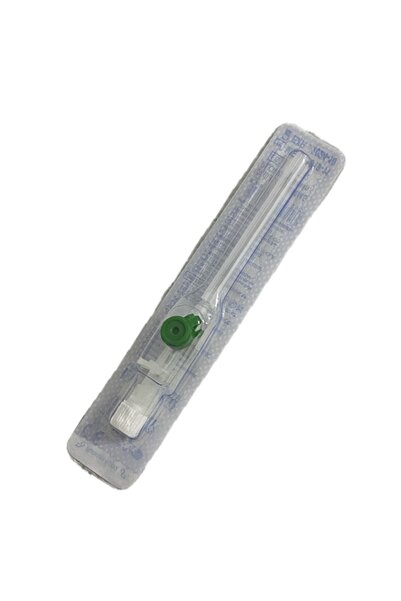 NFSHOP 18g 50 Adet Yesil Iv Kanül Katater Valfi Piercing Delim Ignesi Nfsıv18g10